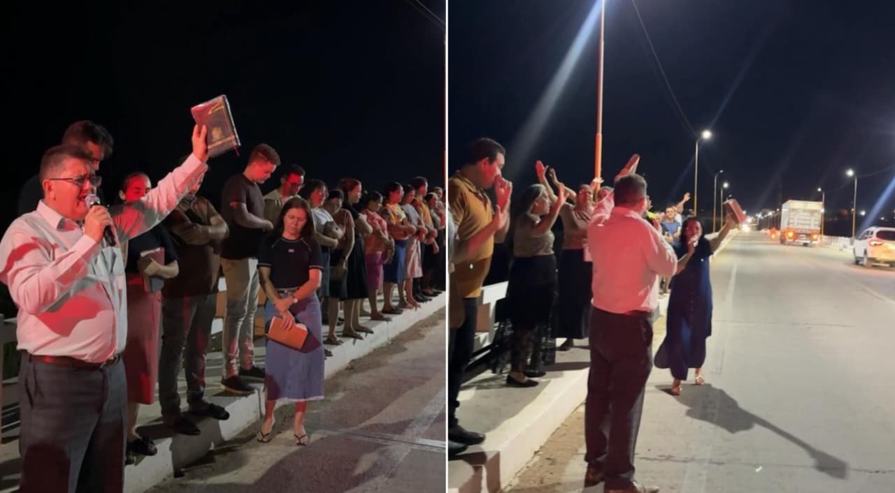 Igreja faz clamor em ponte de Paraíba após suicídios: “Repreendemos o espírito de morte”