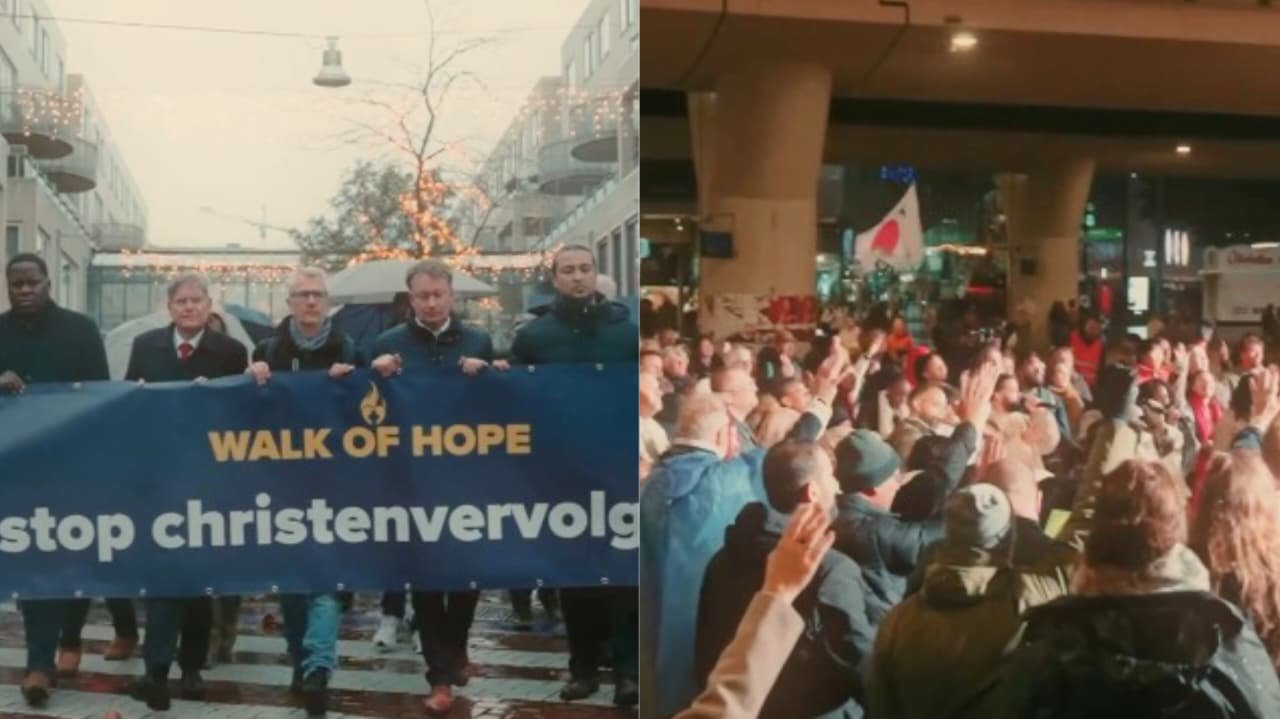 Cristãos vão às ruas de Amsterdã em prol da Igreja Perseguida: ‘Não esquecemos deles’
