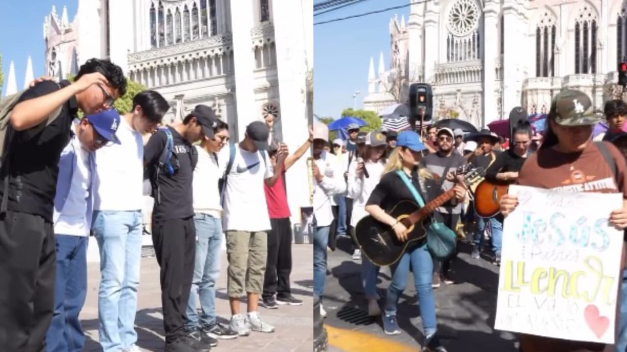 Jovens vão às ruas orar por paz em meio a violência no México: “Levantamos um clamor”